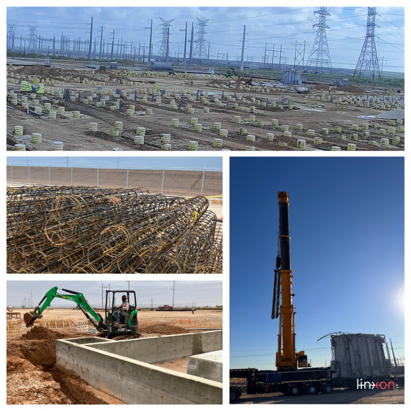 The civil works phase is well underway, reflecting our commitment to quality through foundational work and structural preparations. Linxon EPC